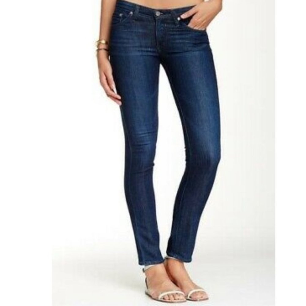AG Adriano Goldschmied The Stilt Slim Straight Cigarette Leg 28R Jeans EUC